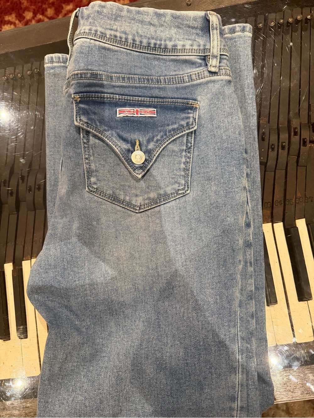 Hudson- Los Angeles-  Jeans Light Blue Beth Flap Pocket Bootcut
